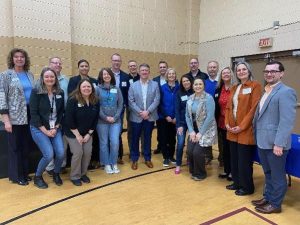 A group shot of the advocates that were able to attend an annual legislative breakfast on behalf of Curative Connections
